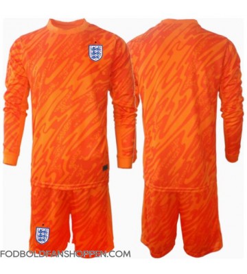 England Målmand Hjemmebanetrøje Børn EM 2024 Langærmet (+ Korte bukser)